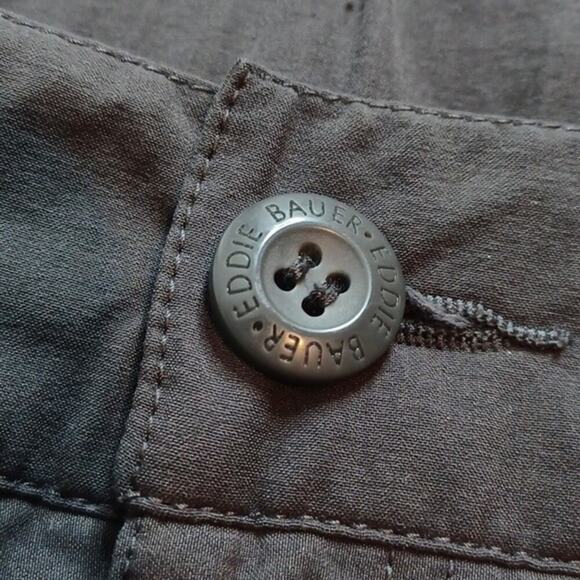 Eddie Bauer LG Skirted Shorts Sport Performance Nylon Active Hiking Gray Large L - Picture 5 of 9